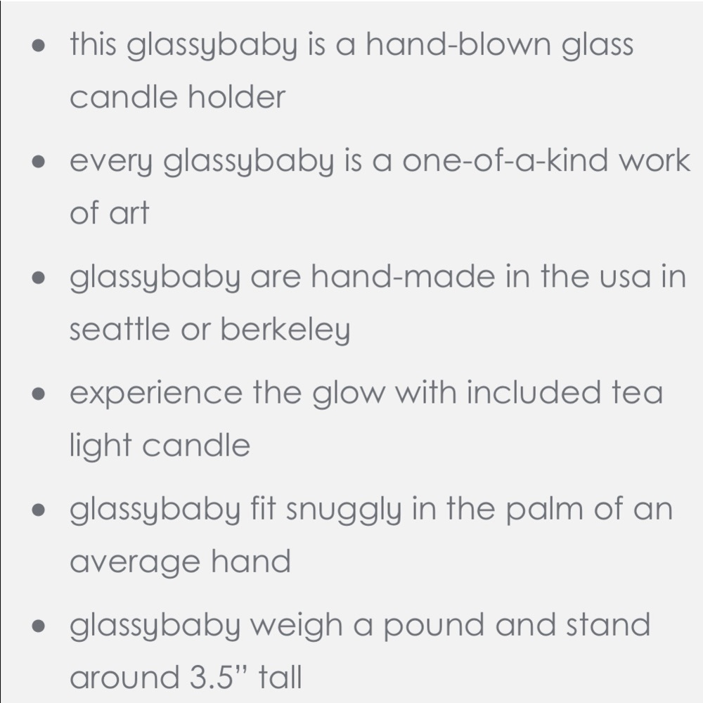 glassybaby UW Huskies lollipop purple Perfect!